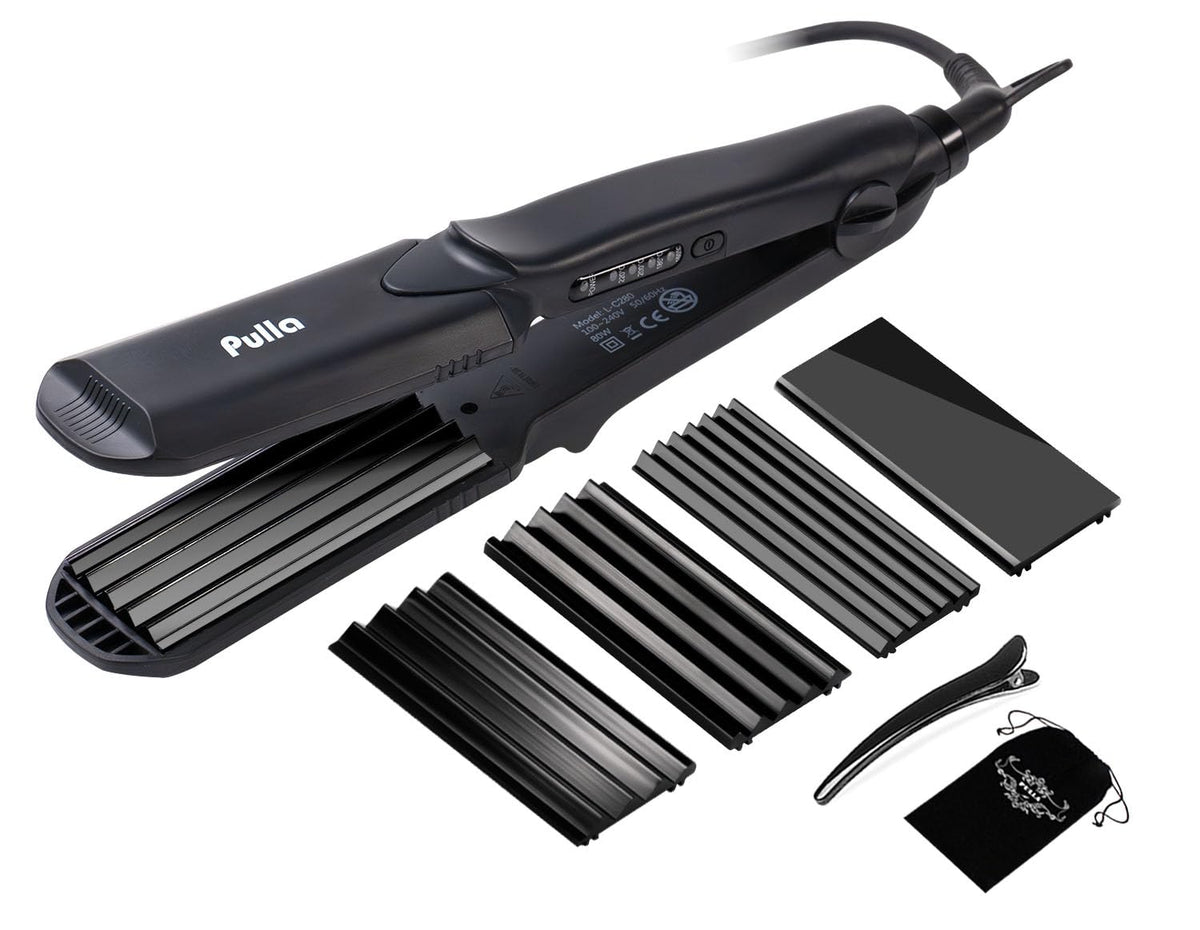 Pulla 4in1 interchangeable plates closeup demonstrates versatile styling options.