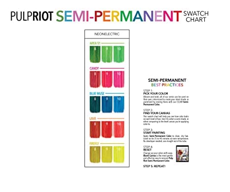 Pulp Riot BLUE MUSE direct-dye-tube showcases convenient application and bold color results