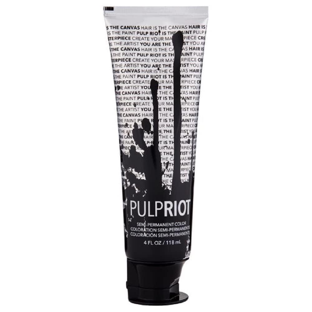 Pulp Riot Blush on dry hair demonstrates saturation technique for long-lasting color