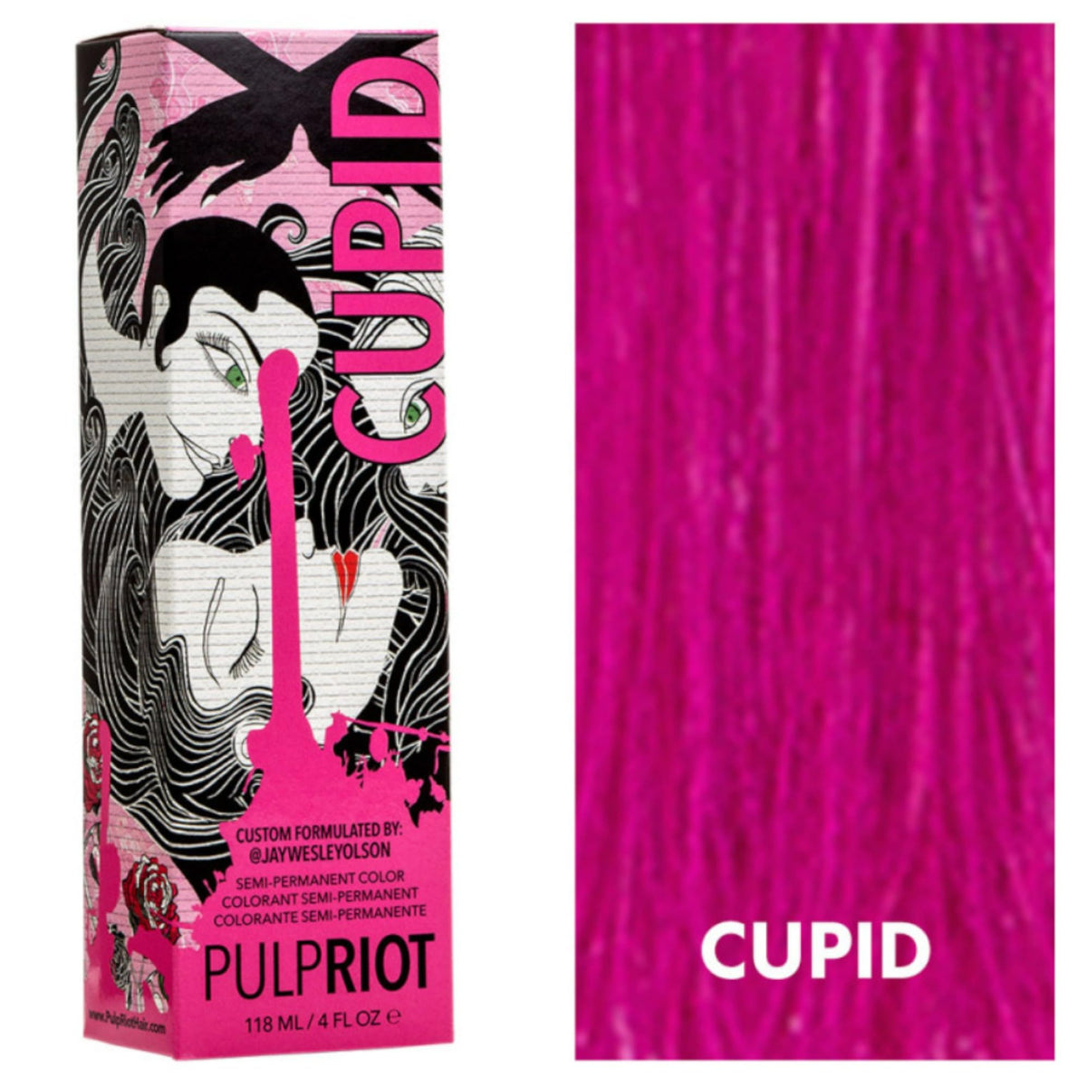 Pulp Riot Cupid tube direct-dye for bold color in one pass