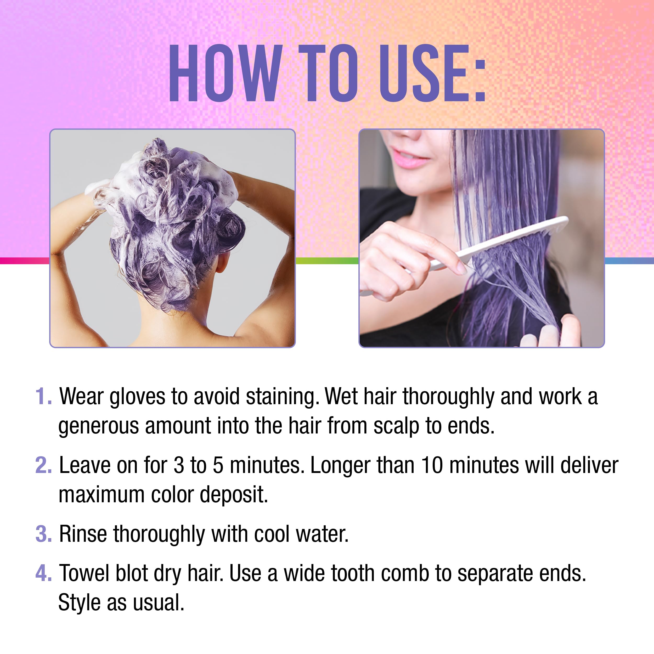 Punky Colour 3-in-1 Lavenderapturous hair with moisture and shine after use