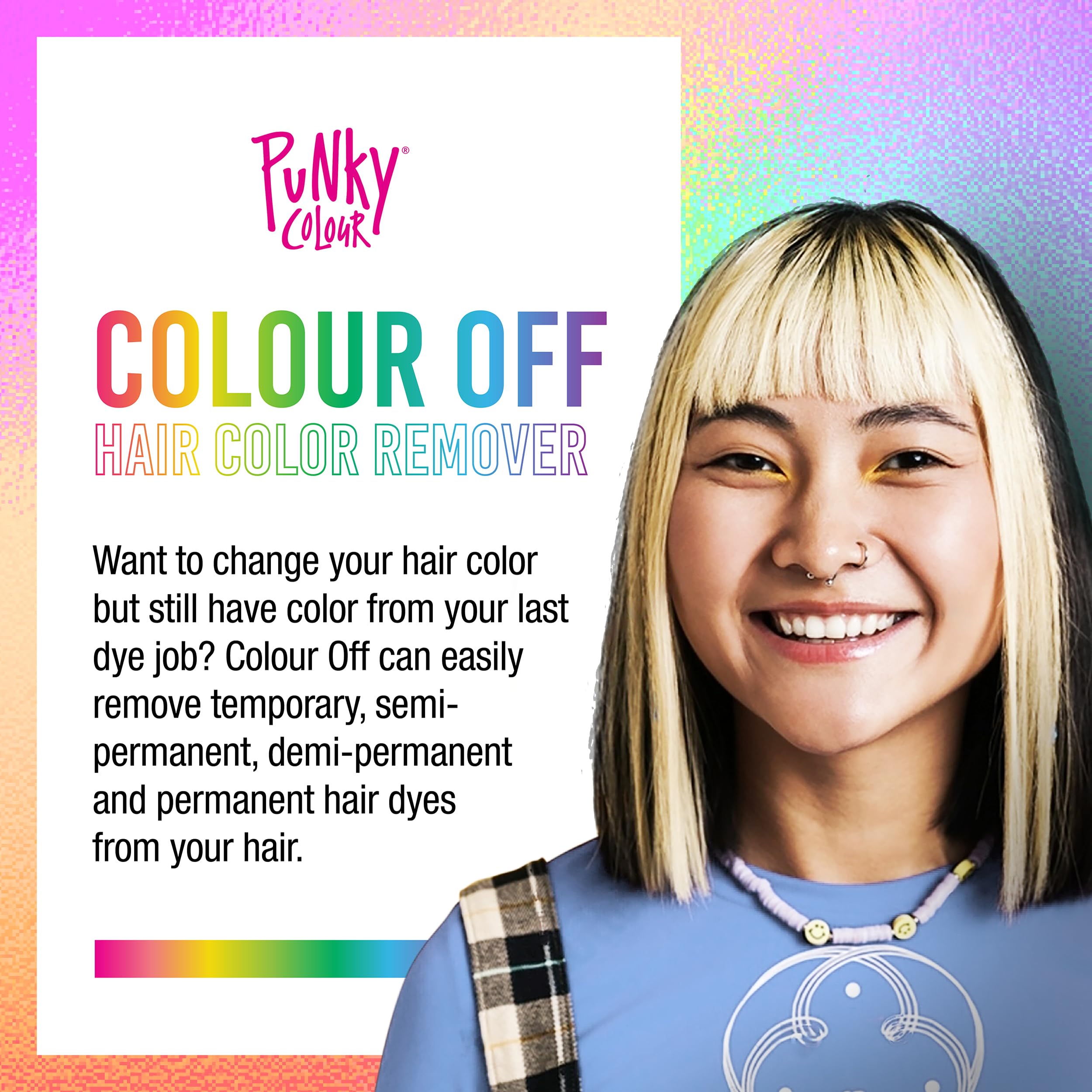 Punky Colour Off developer 20 Volume bottle ready for application