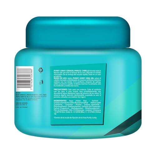 Punky Junky Cera Gel Fx efecto mojado para brillo intenso