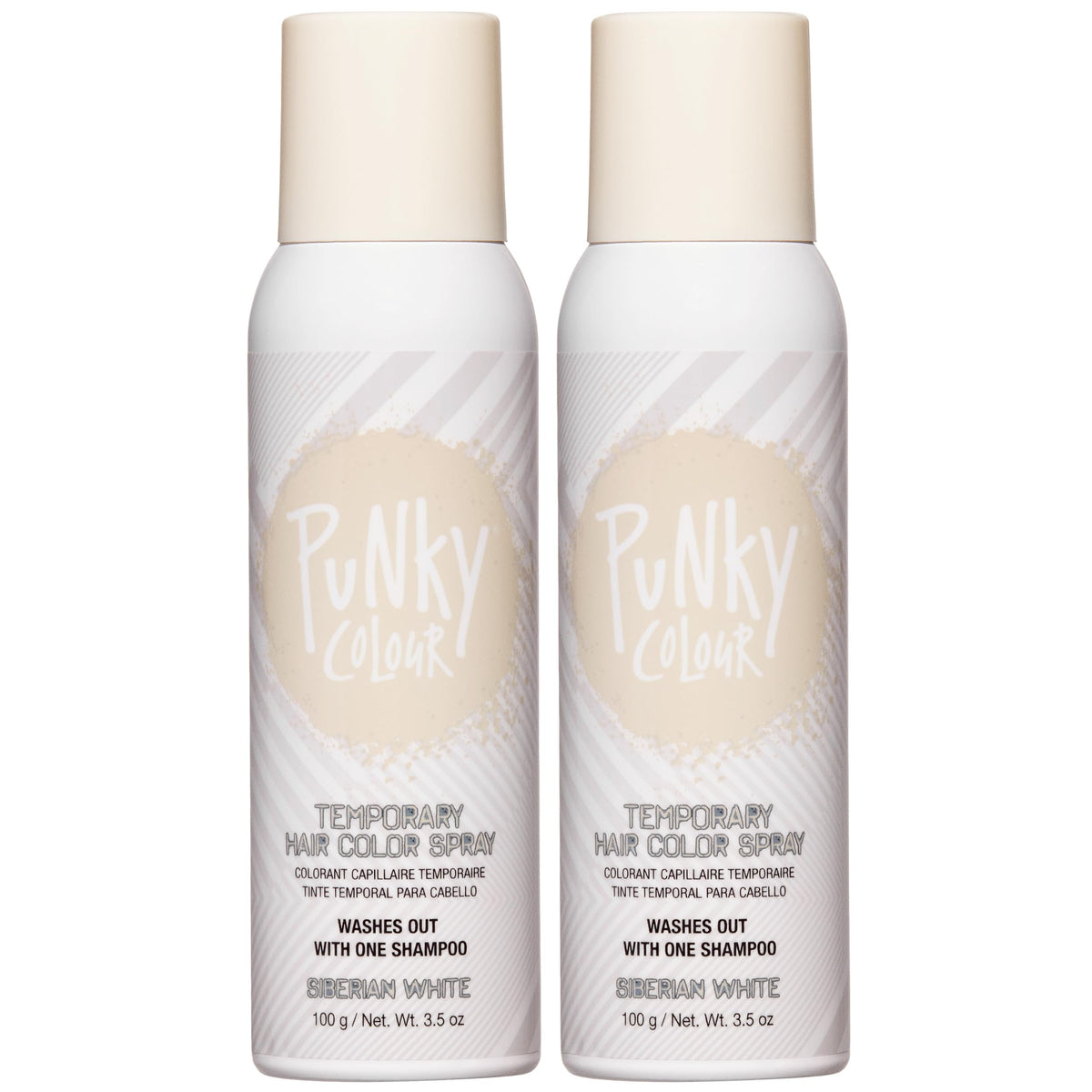 Punky Siberian White spray bottle for quick, vibrant color.