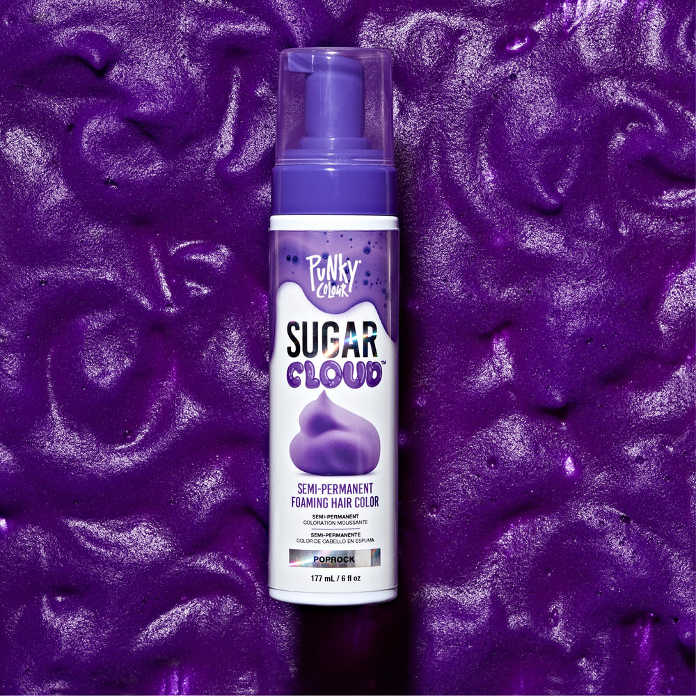 Punky Sugar Cloud packaging close-up emphasizing 6 oz bottle