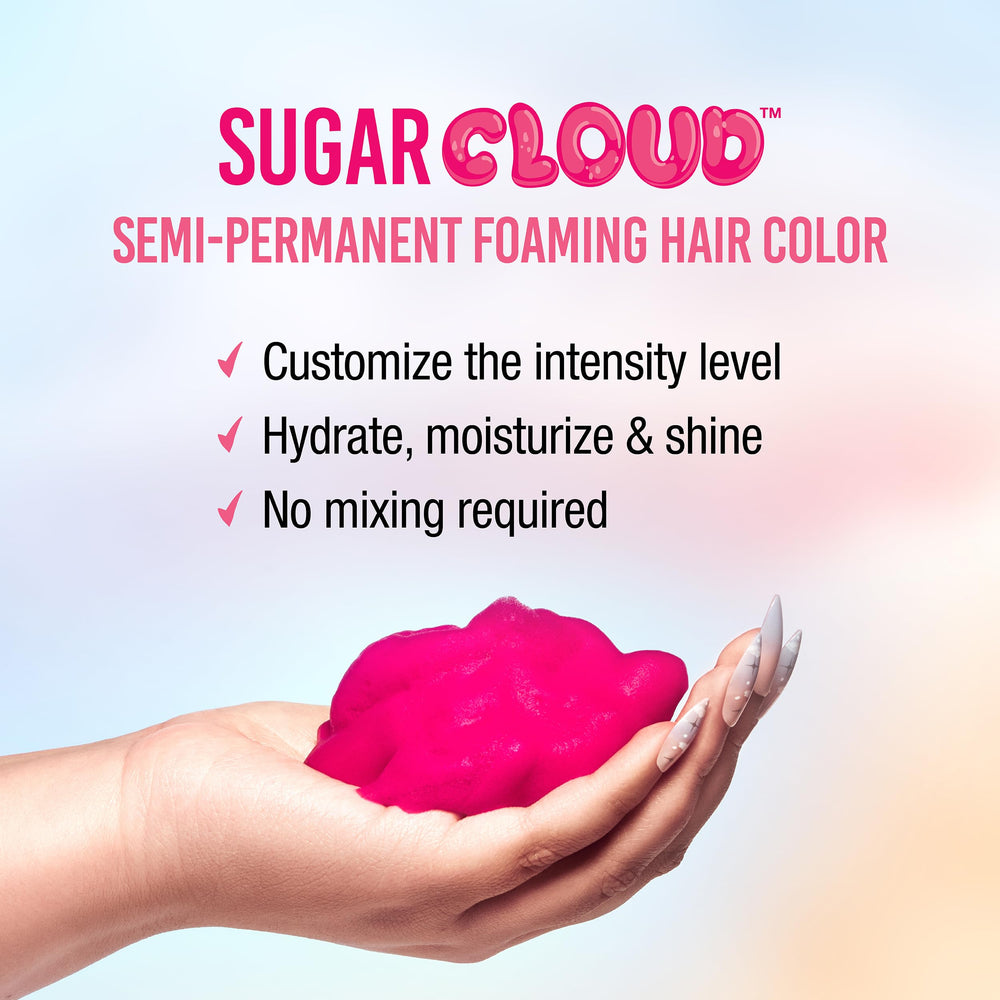 Punky Sugar Cloud raspberry pink color delivers bold, candy-like hue