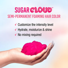 Punky Sugar Cloud raspberry pink color delivers bold, candy-like hue