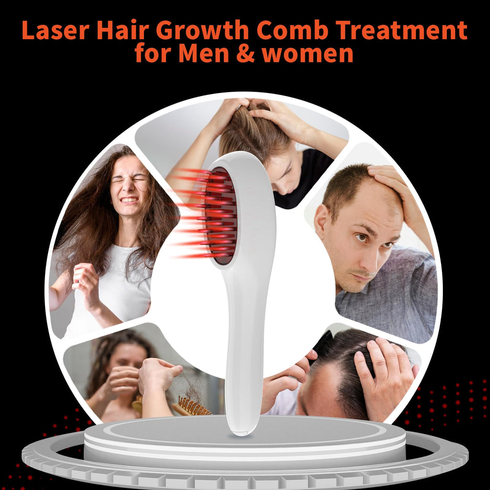 PUPCA Laser Therapy Hair Growth Comb package view with gift-ready presentation