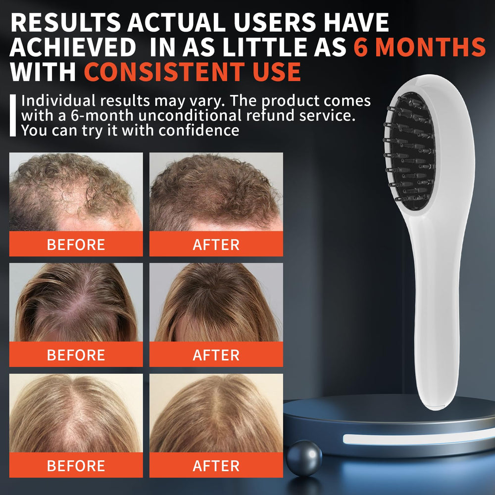 PUPCA Laser Therapy Hair Growth Comb skin-type friendly design suitable for multiple complexions