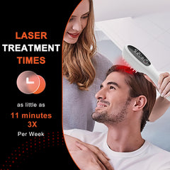 PUPCA Laser Therapy Hair Growth Comb travel-friendly design supports routine anywhere