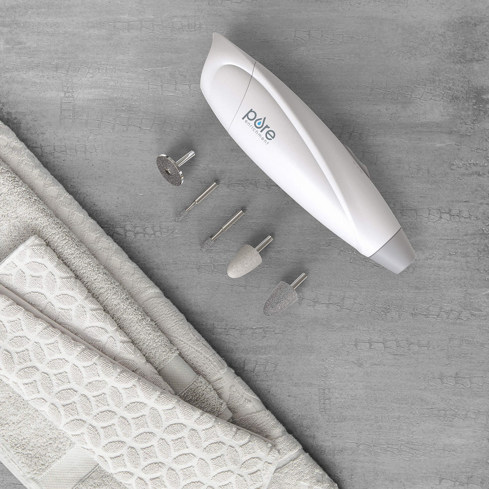 Pure Enrichment PureNails Express felt cone buffs for shine