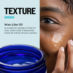 PurO3 therapy salve glass jar ready for targeted dry skin relief