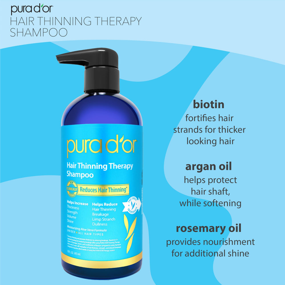 Pura Dor biotin shampoo lather close-up suggests thicker-looking roots