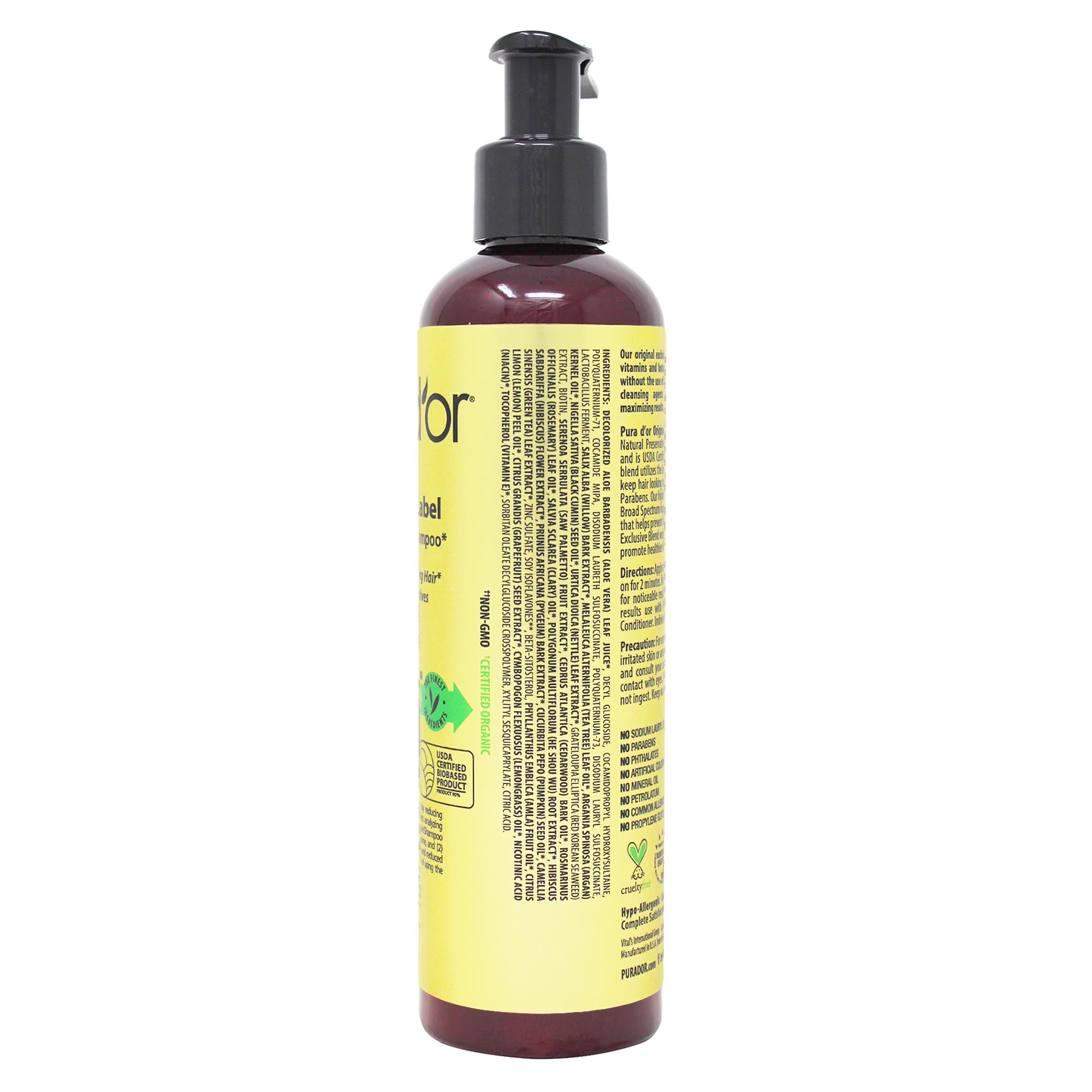 PURA DOR cruelty-free packaging communicates ethical choice and eco-friendly production.