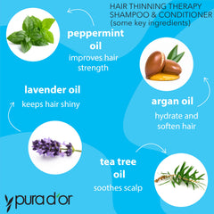 Pura Dor organic argan oil label showcases premium, sulfate-free formula