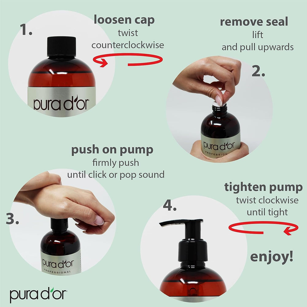 PURA D'OR organic almond oil ingredients emphasize simple, pure composition.
