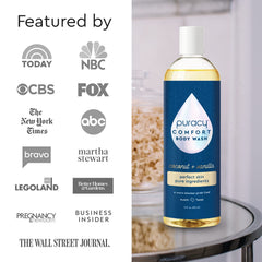 Puracy body wash ingredients purity chart emphasizes 98.6% plant-powered formula.