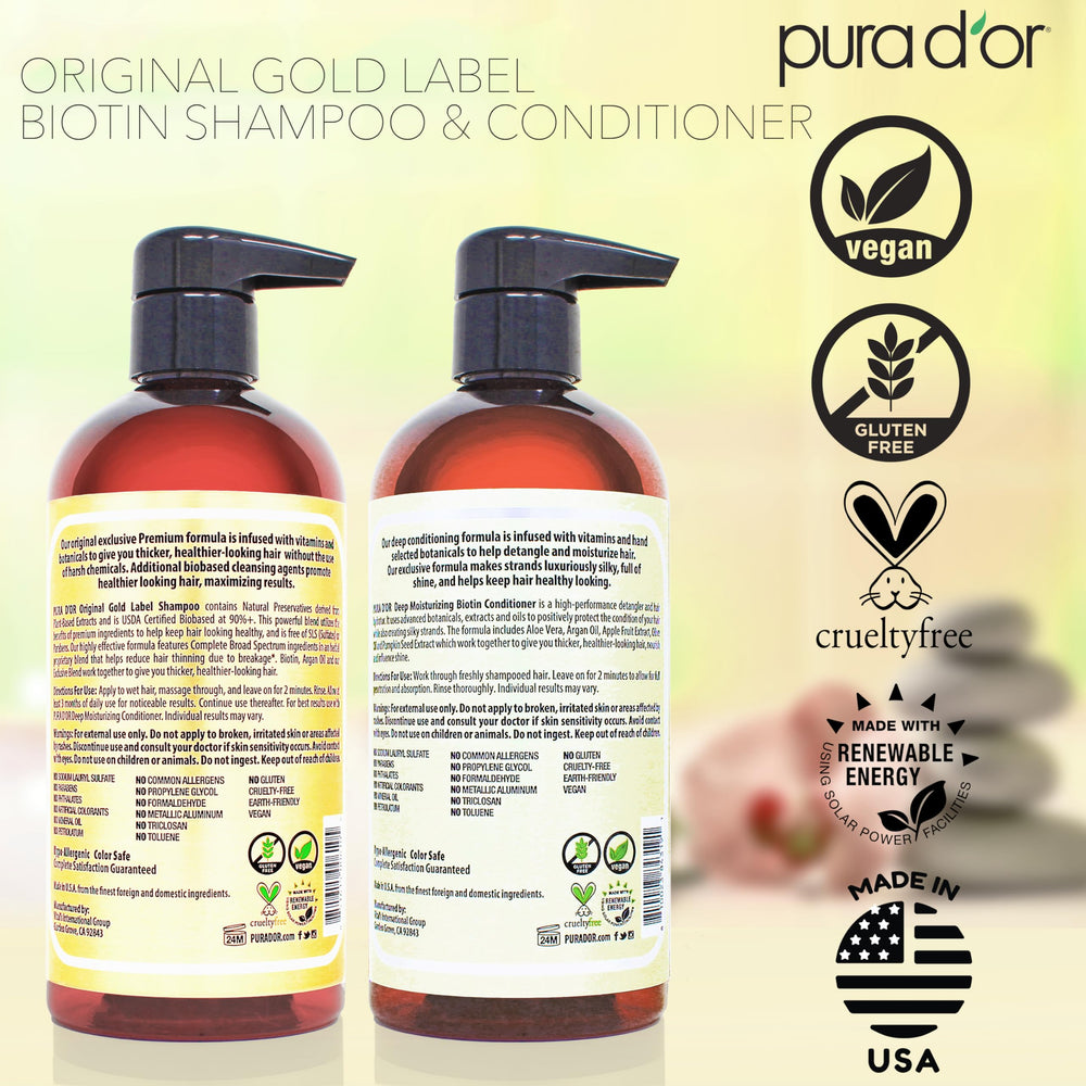 PURA D'OR eco-friendly US manufacturing sign signals responsible production