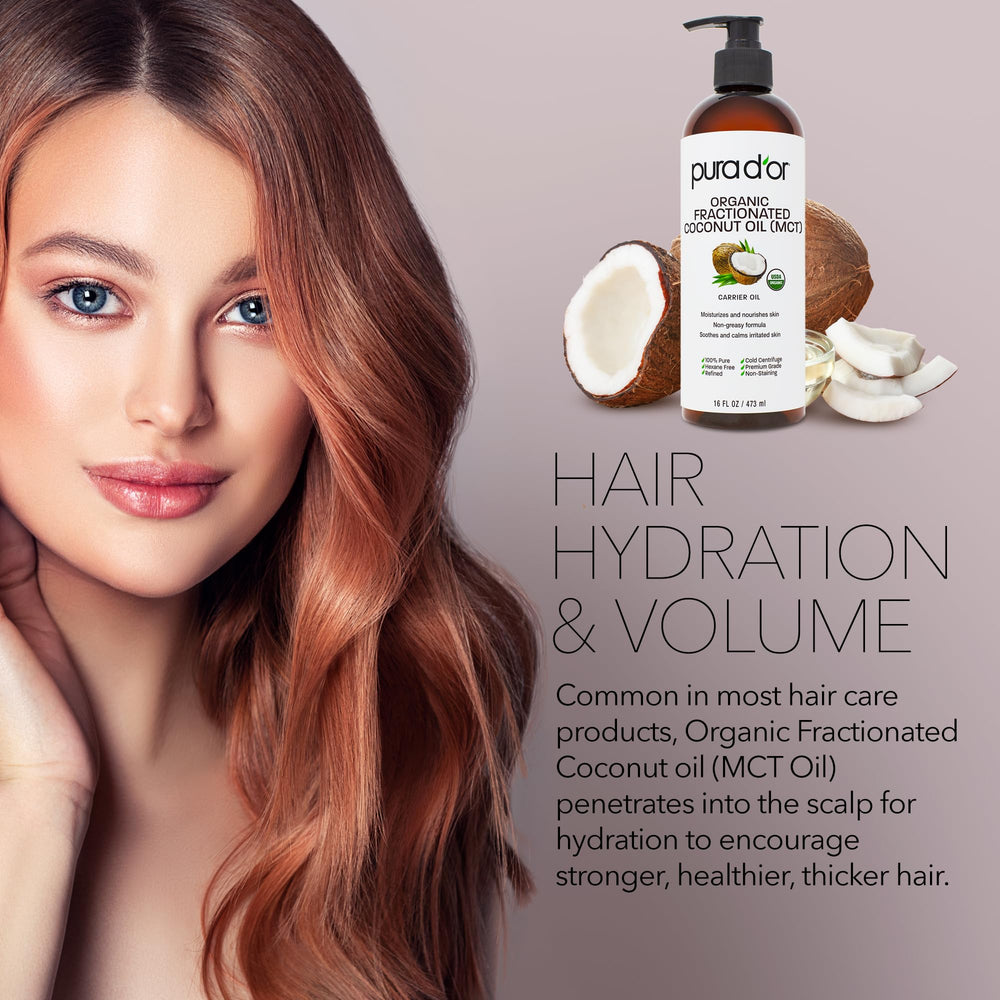 PURA D’OR fractionated coconut oil cuticle care for nails