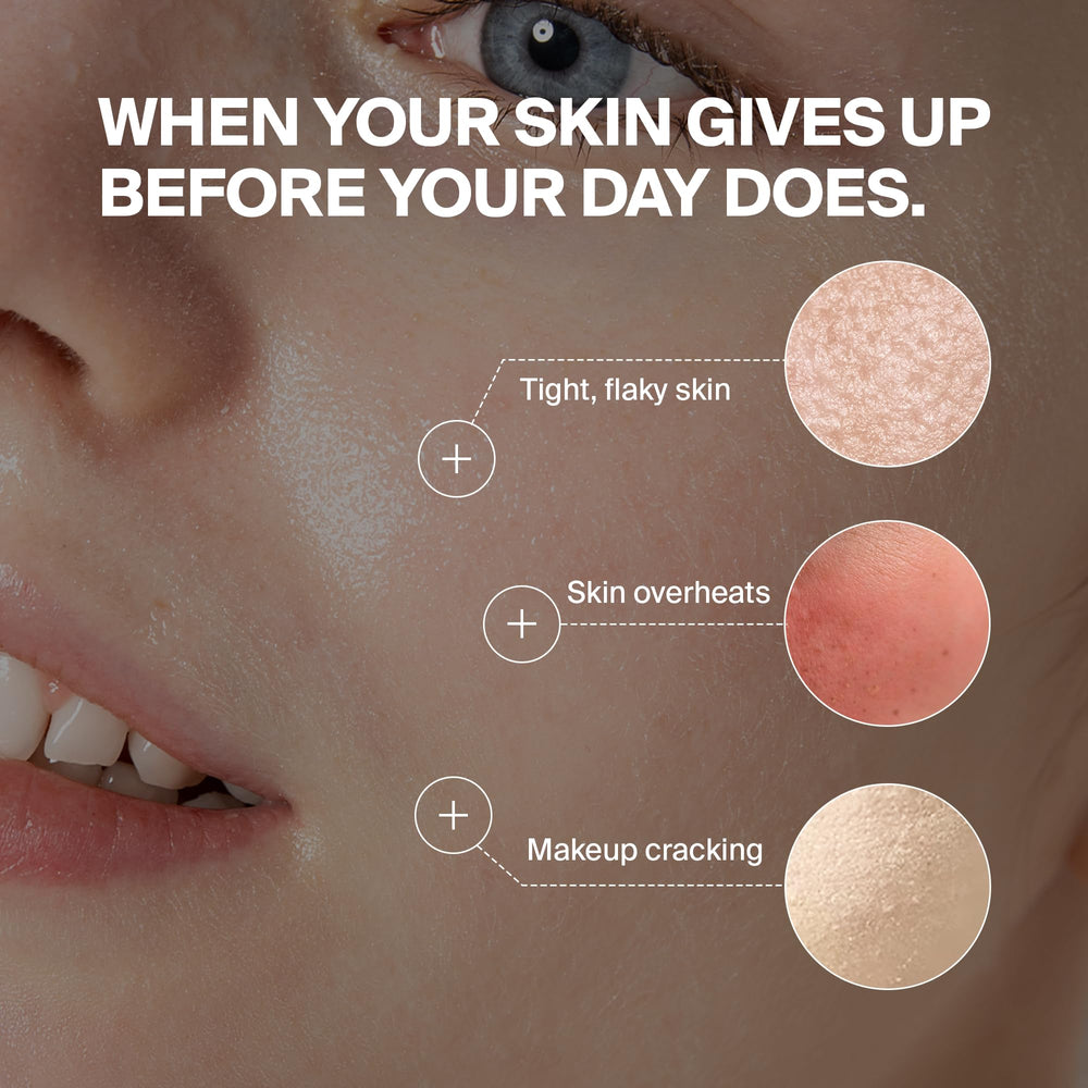 PURCELL 24/7 Colostrum Ampoule Mist label highlights probiotic ferments and hyaluronic acid.