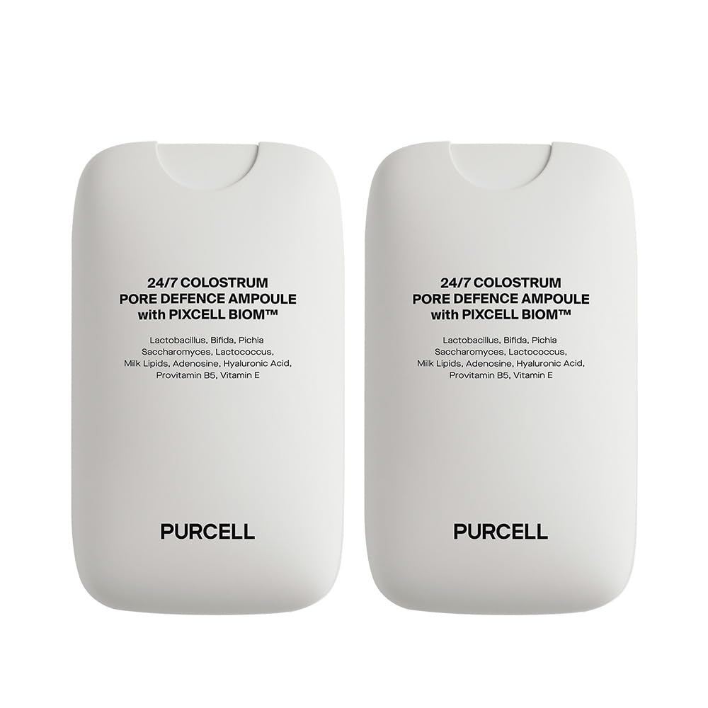PurCELL 24/7 Colostrum Ampoule Mist bottle pour for quick priming and refresh.