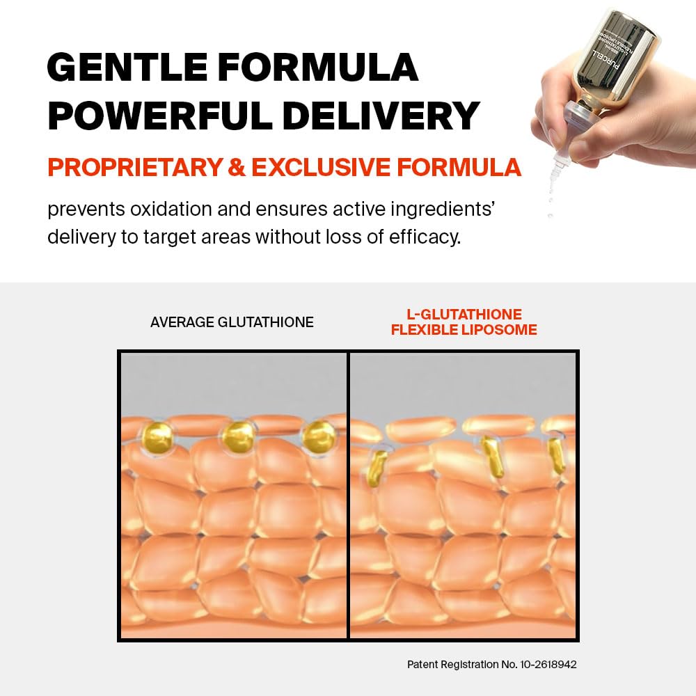 PurCELL visual showing improved skin tone and glow.