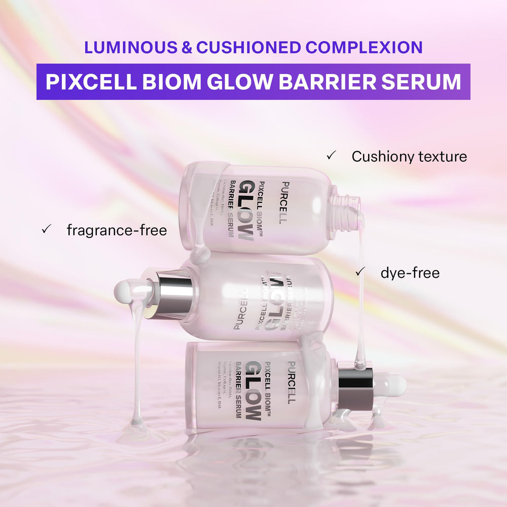 PURCELL PIXCELL BIOM ingredients close-up with squalane and macadamia for hydration