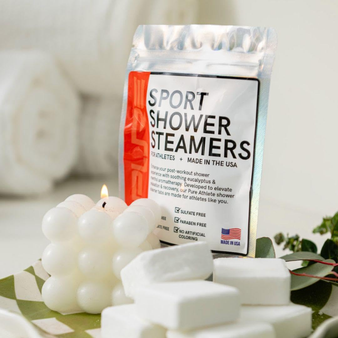 Pure Athlete relaxation mood evokes calm, extended spa-like showers.