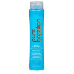 Pure Brazilian Anti-Frizz bottle on shelf for frizz control