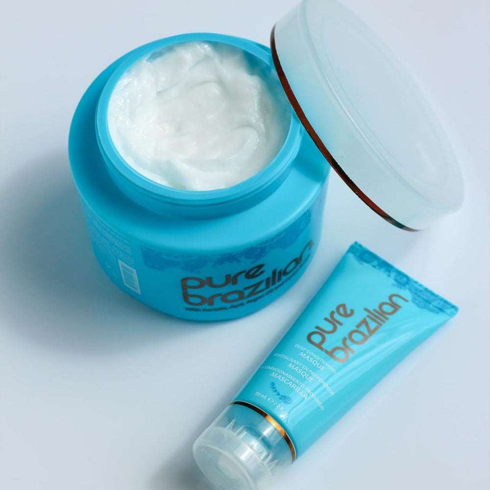 Towel-wrapped hair during conditioning for smooth results.