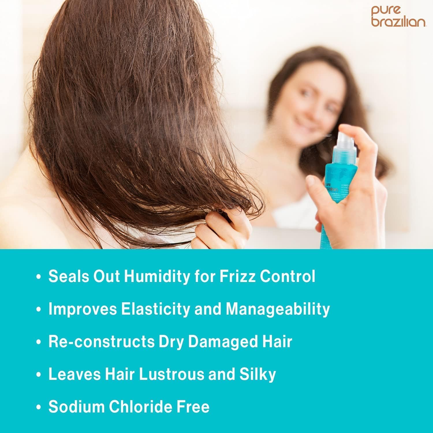 Pure Brazilian professional-at-home setup showing easy care routine.