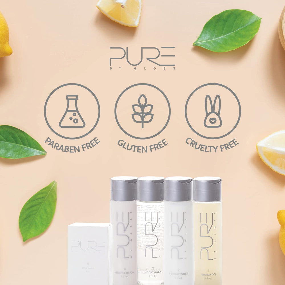 Pure By Gloss body lotion absorbs quickly without grease.