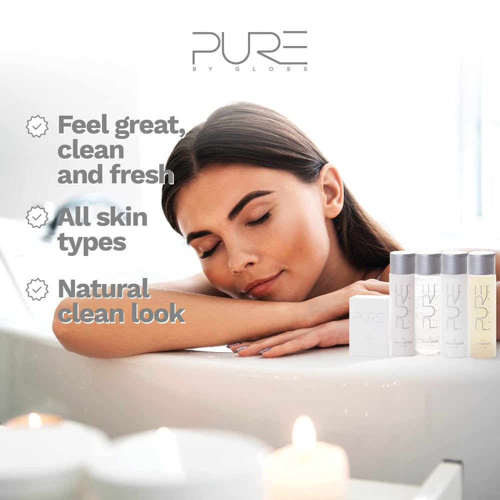 Pure By Gloss body lotion with lemon fragrance for refreshing daily scent and feel.