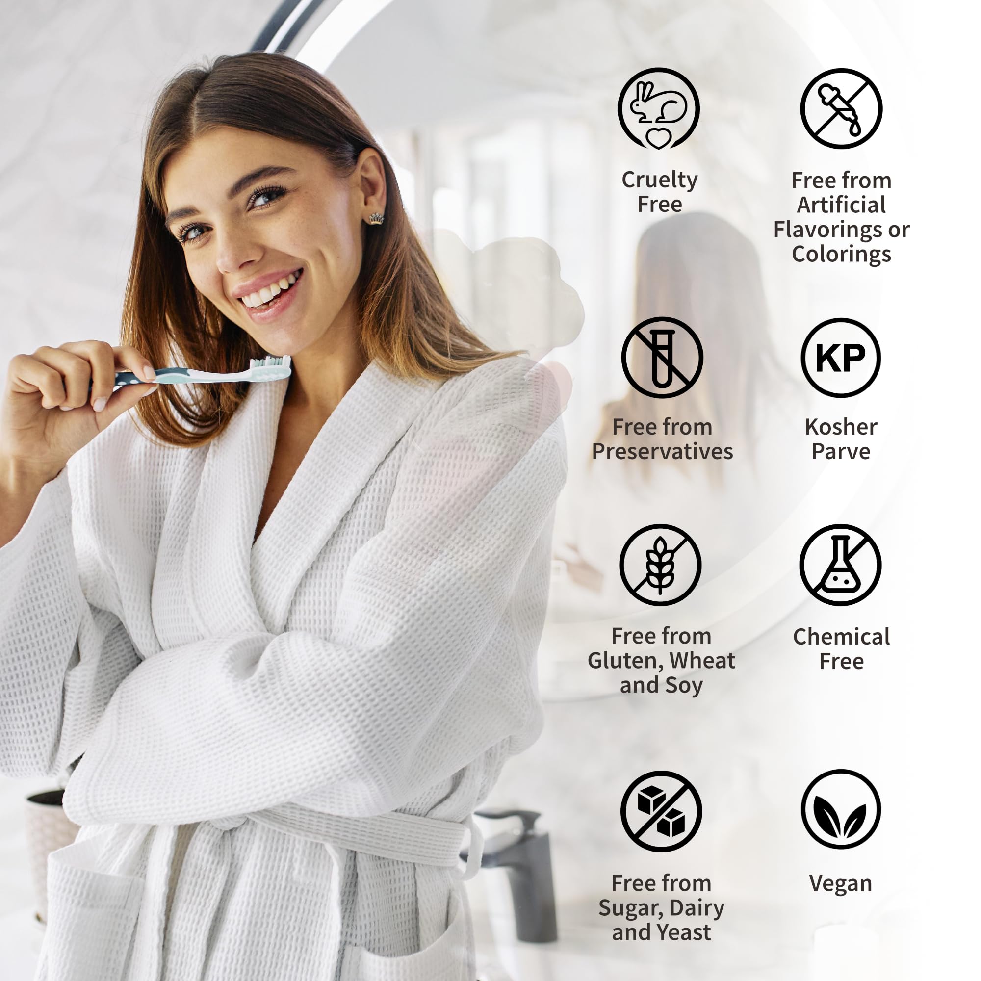 Pure Clay bentonite clay hair mask treatment for smooth, shiny hair.