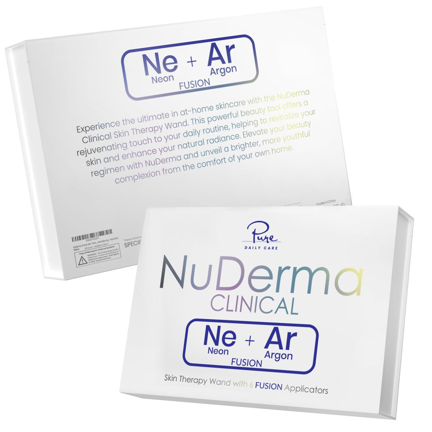 Pure Daily Care NuDerma bent wand with tungsten highlights precision and even coverage