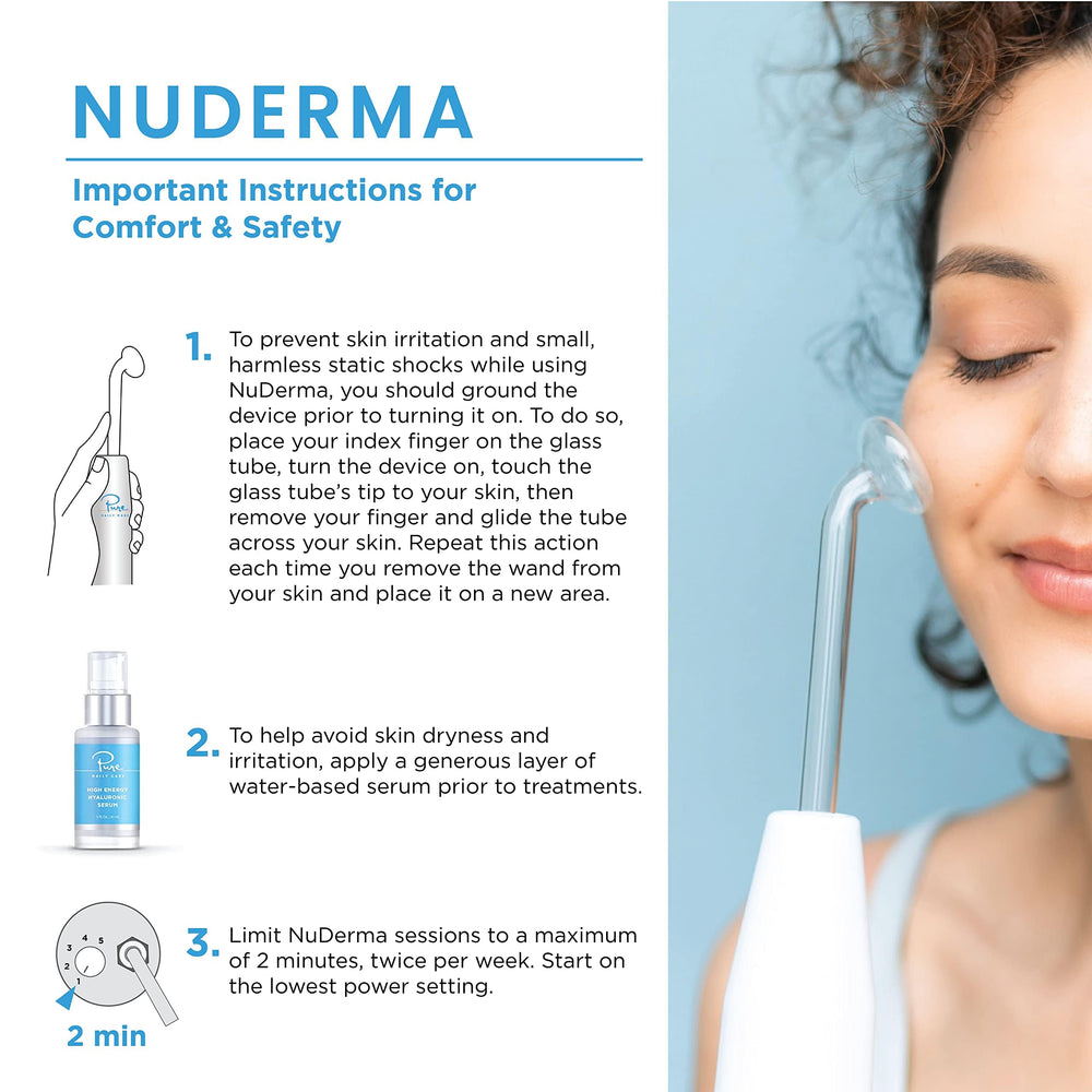 Pure Daily Care NuDerma tongue wand supports boosting facial absorption post-treatment