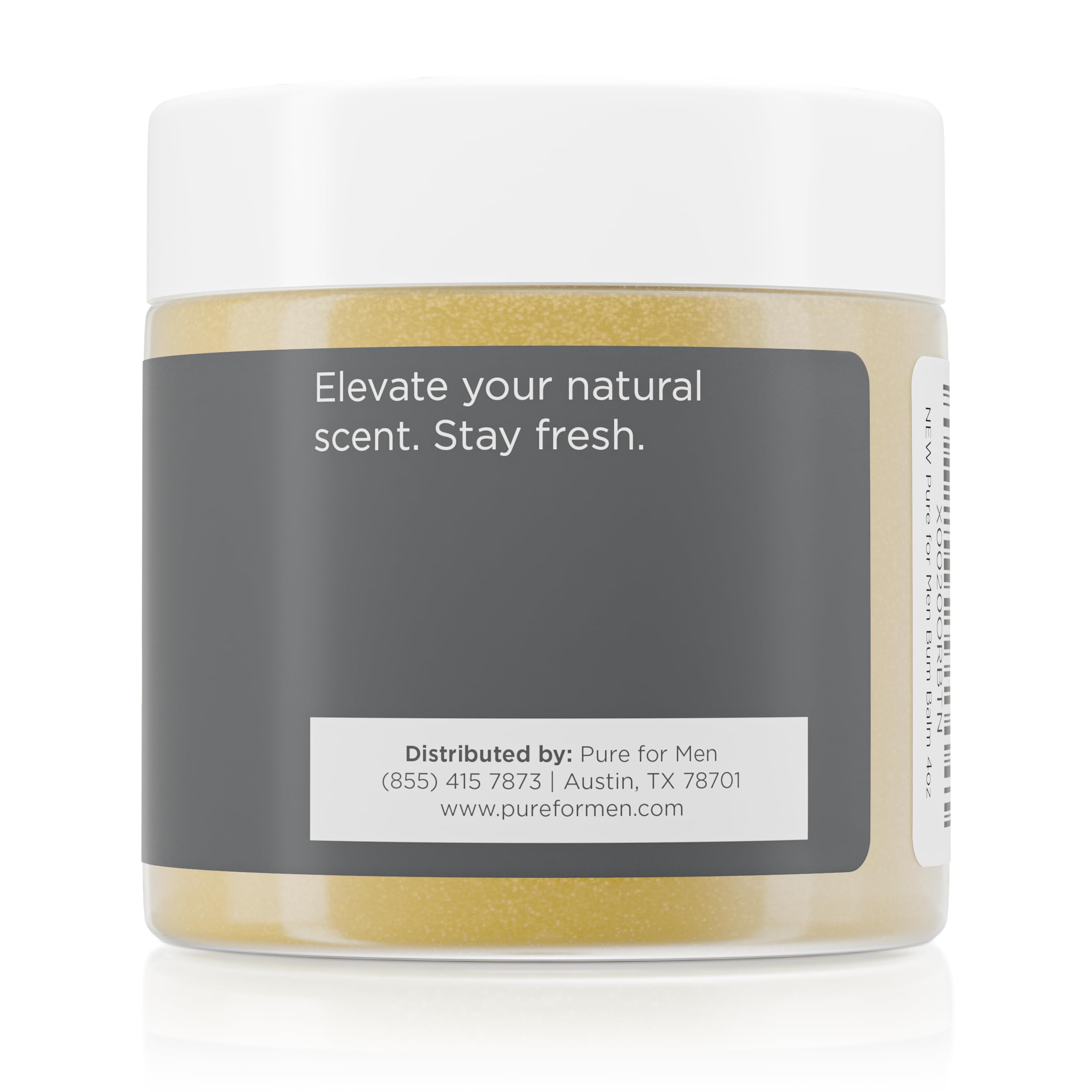 Pure for Men Bum Balm hands application demonstrates easy, mess-free moisturizing for daily comfort.