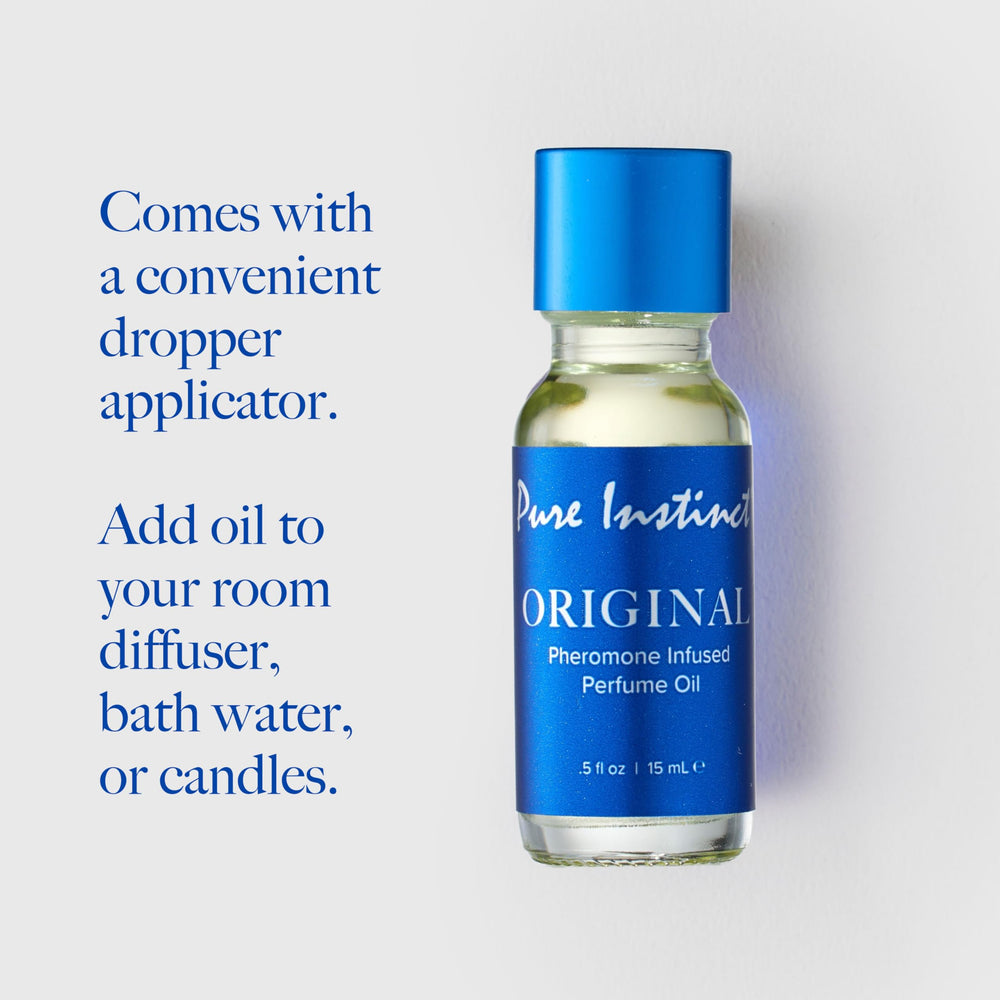 Pure Instinct massage oil used during a calming spa moment.