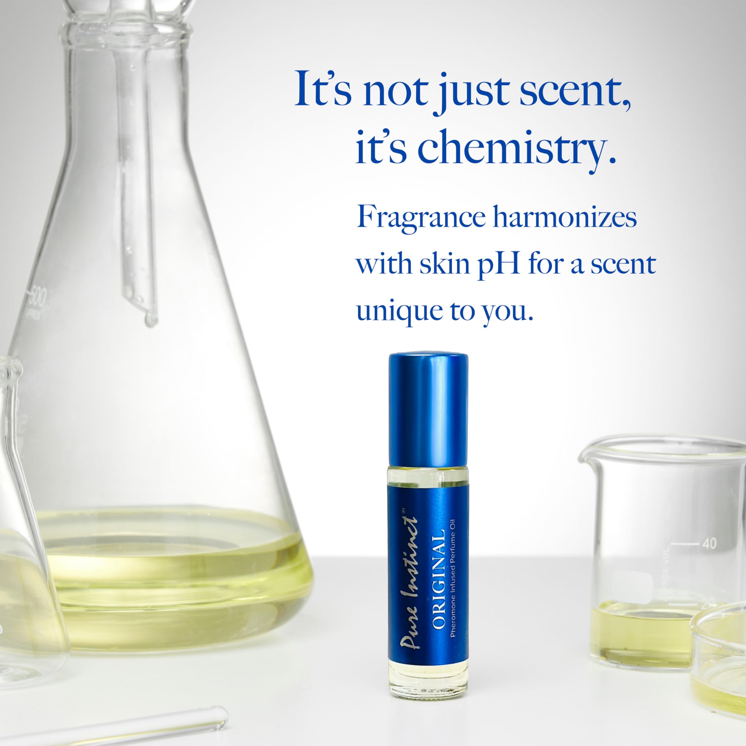 Pure Instinct Roll-On 3-Pack travel-ready TSA-friendly bottle in a compact size.