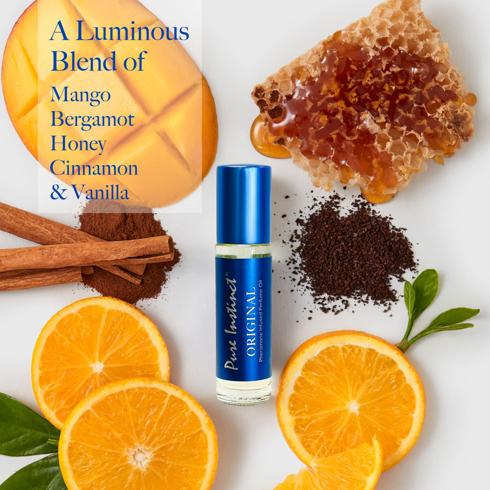 Pure Instinct Roll-On diffuser compatible option for subtle room scent.