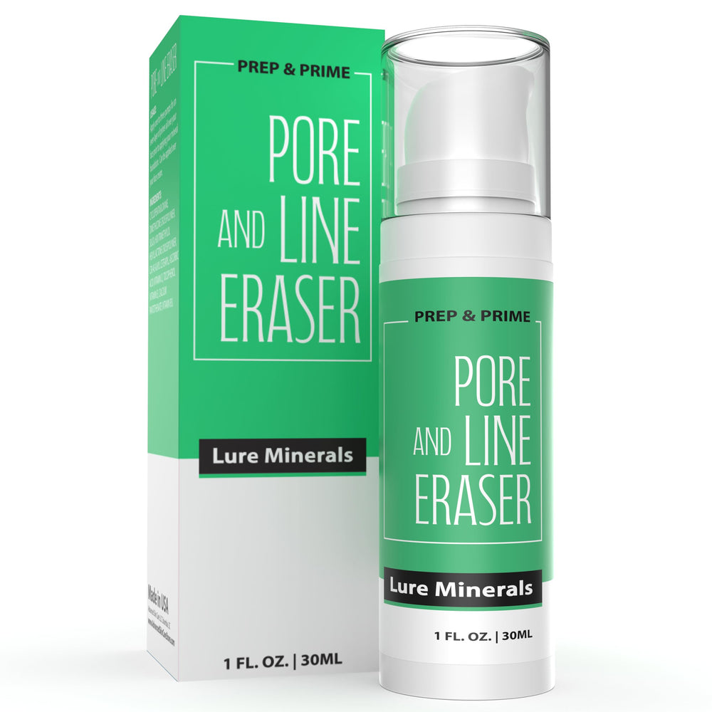 Pure Minerals Foundation Primer new packaging emphasizes clean, cruelty-free formula.