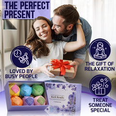Pure Nature Lux Spa gift set packaging showing six scents for versatile self-care