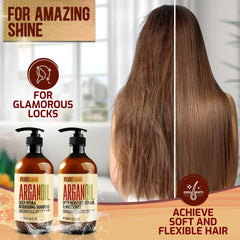 Pure Nature Lux Spa keratin shampoo close-up shows salon-grade nourishment for frizz-prone hair.