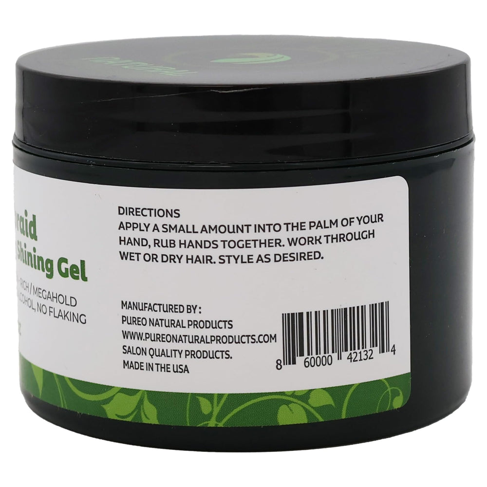 Pure O Neatbraid: cabello con brillo tras usar el gel