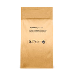 Pure Original Ingredients Epsom Salt closeup shows pure magnesium sulfate for baths.