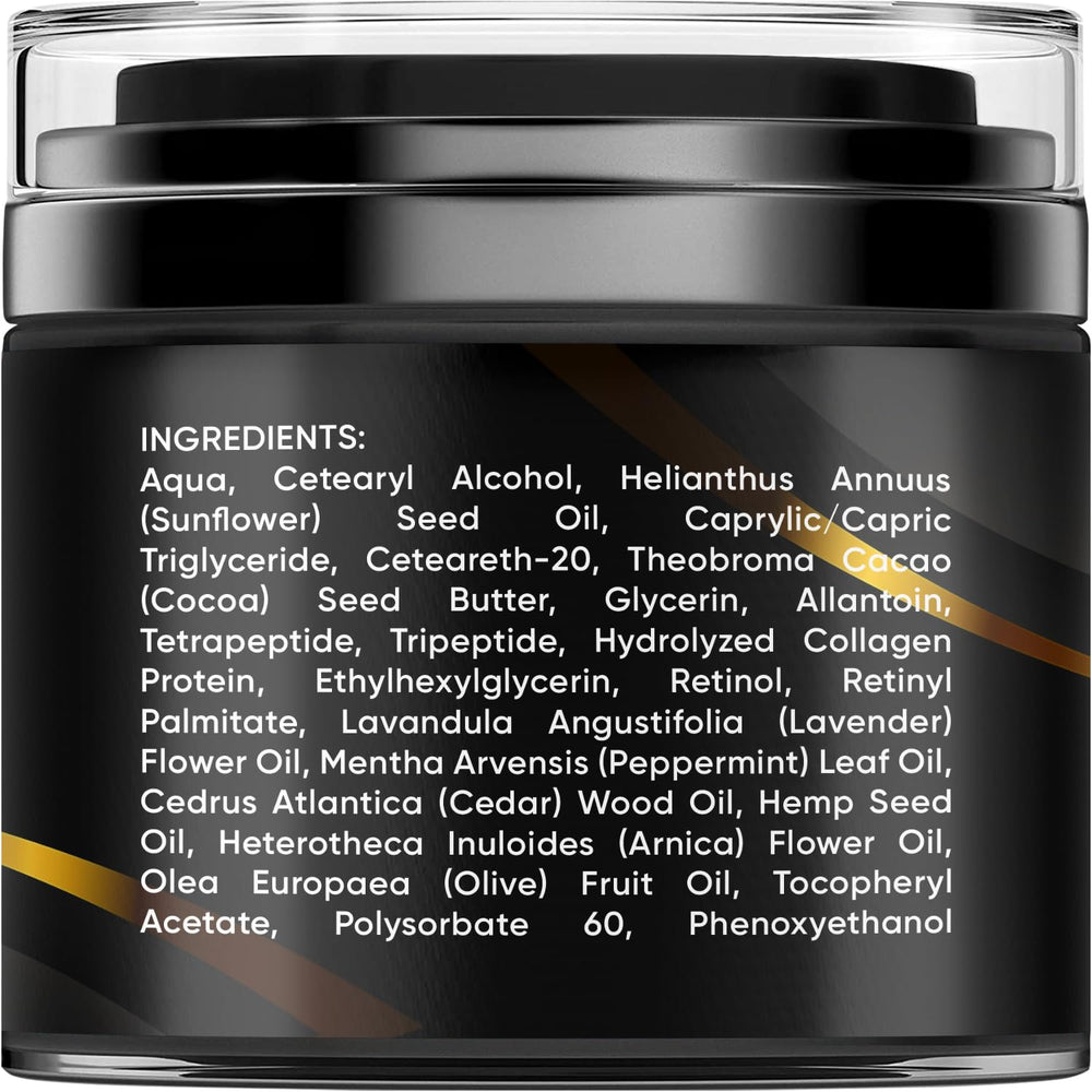 PURE RESEARCH Retinol Face Cream hydration absorption yields a lightweight, non-greasy finish.