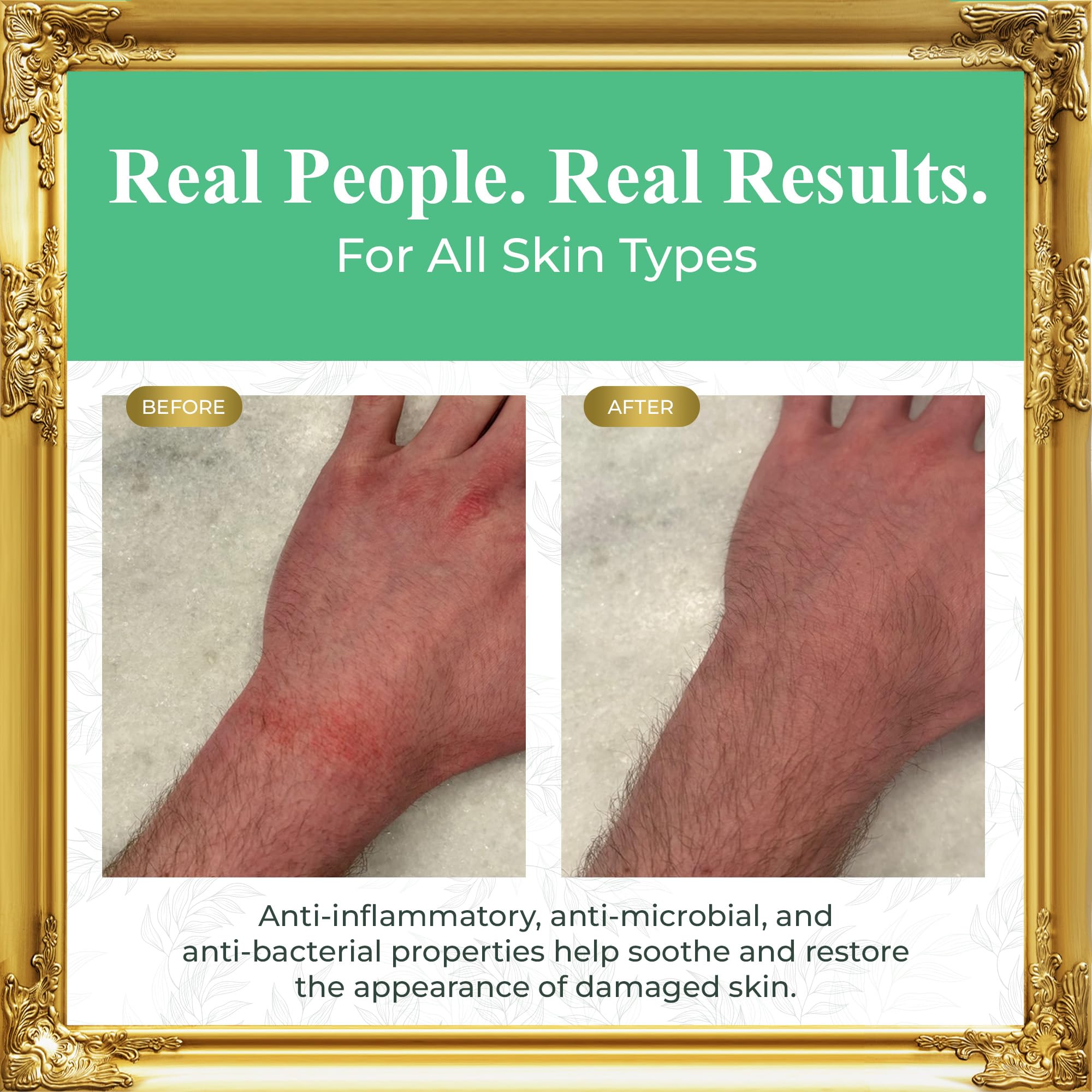 Pure Truth lip, hands, and feet use showing versatile moisturization