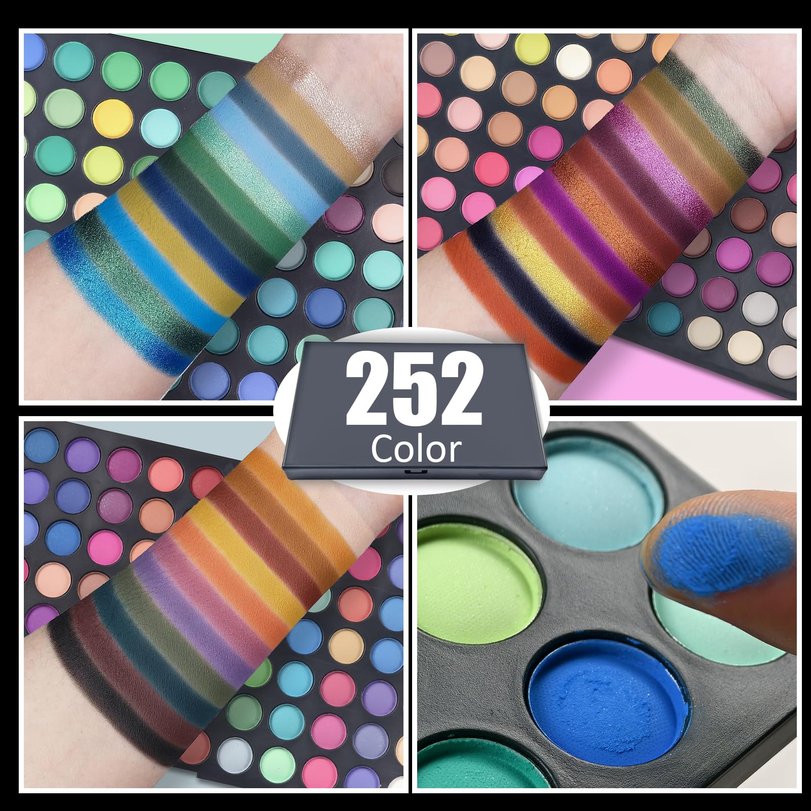 Pure Vie professional makeup brushes set for precise application