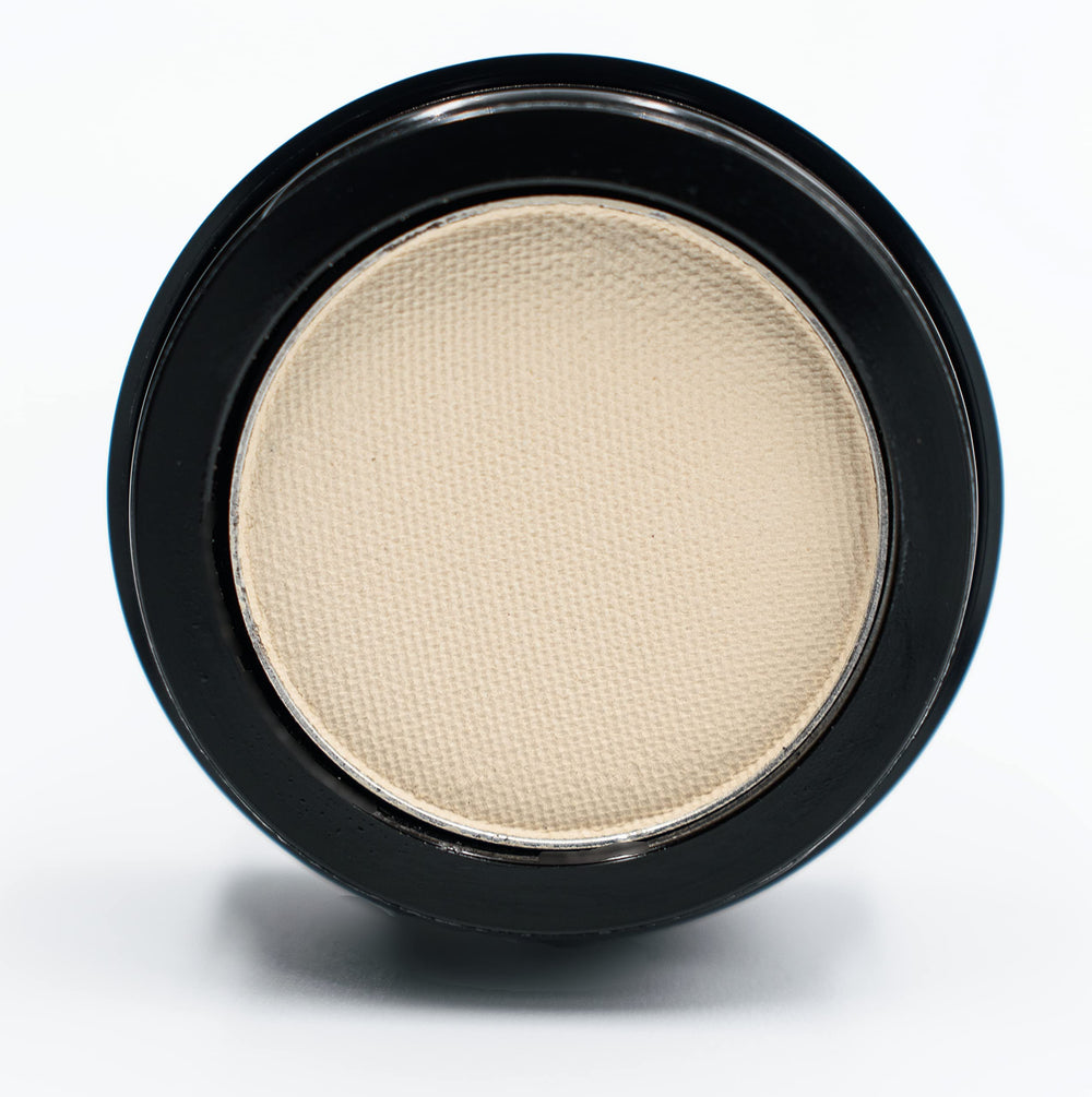 Pure Ziva Naked French Vanilla application with brush illustrates effortless daytime eye definition.