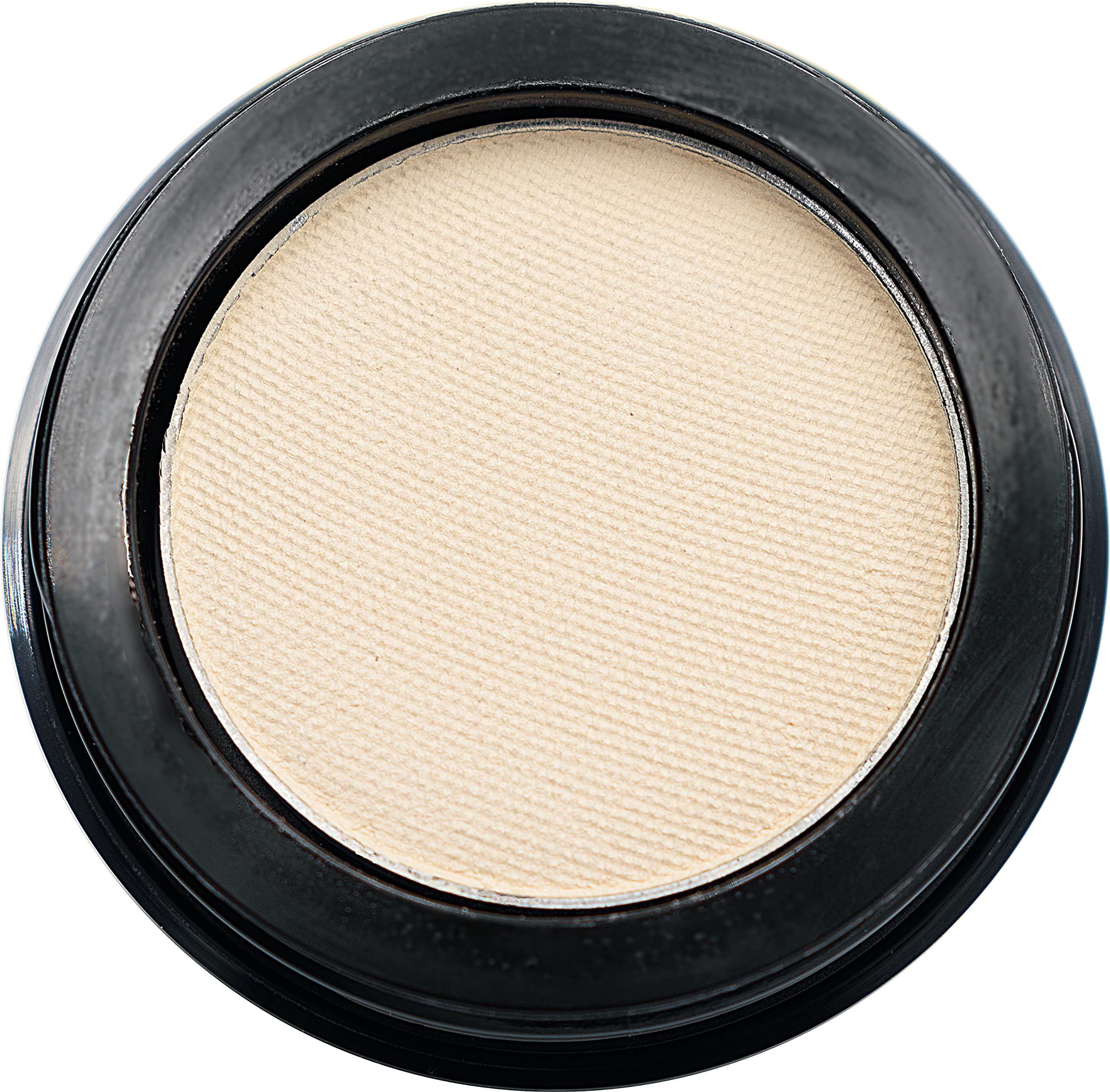 Pure Ziva Naked French Vanilla compact closeup shows a smooth matte finish for everyday looks.
